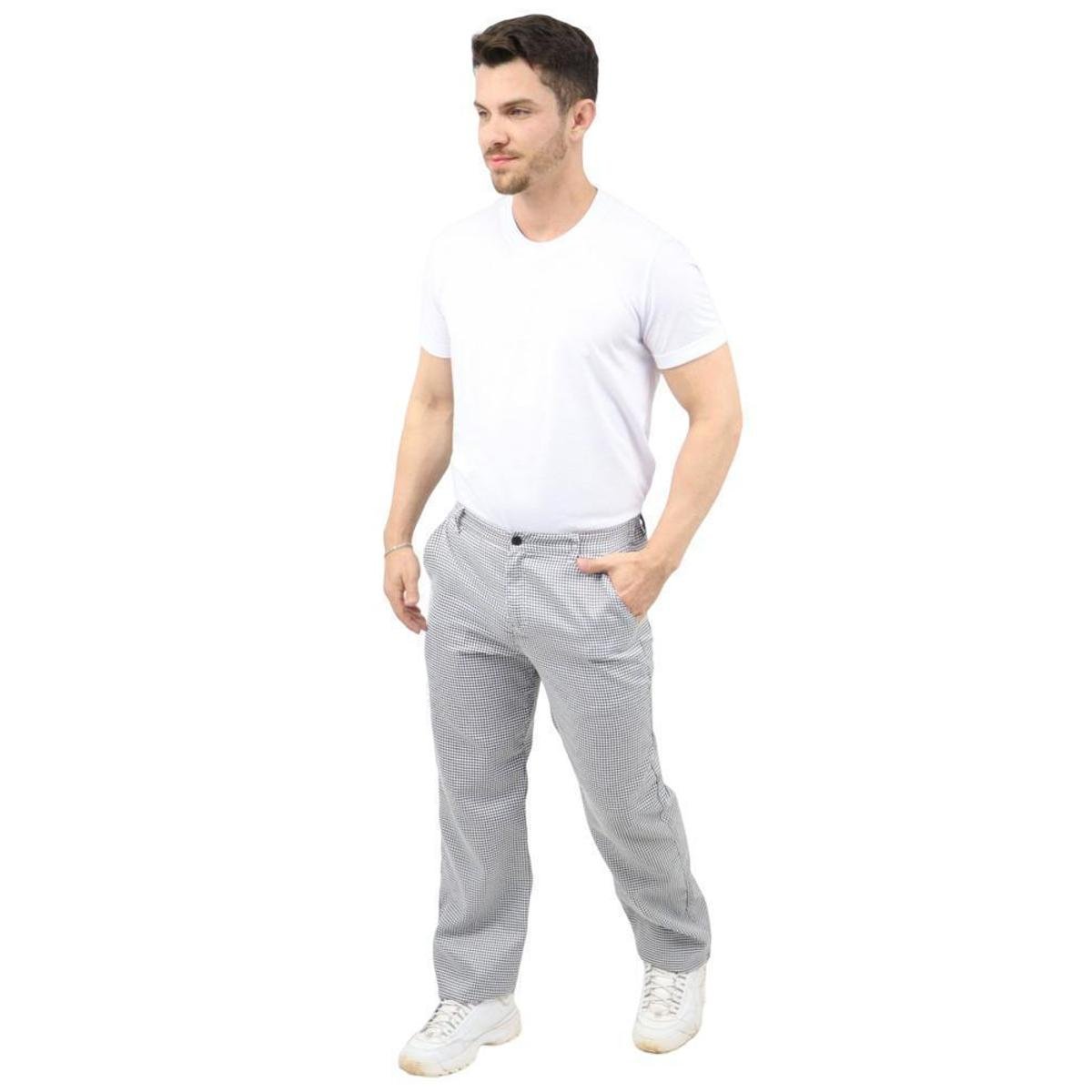 Calça Pied Poule Masculina - Calça Xadrez