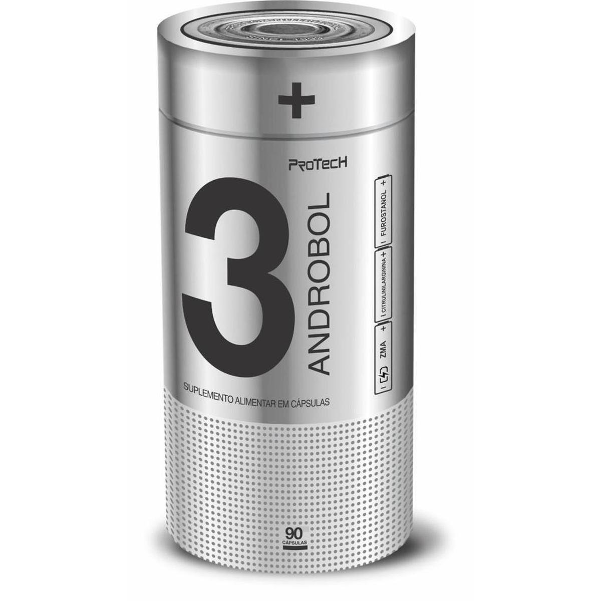 Androbol Protech 90 Cápsulas – Suplemento Alimentar Boost de Energia, Disposição e Vitalidade