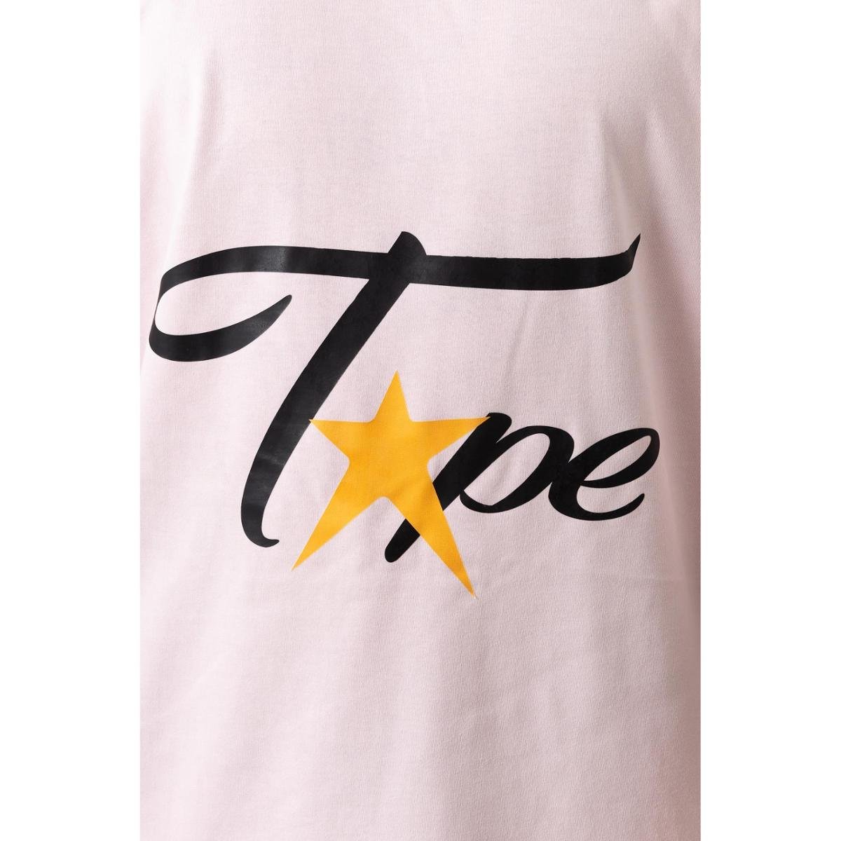 Camiseta Oversized Gola Alta Superstarr Rosa Bebe