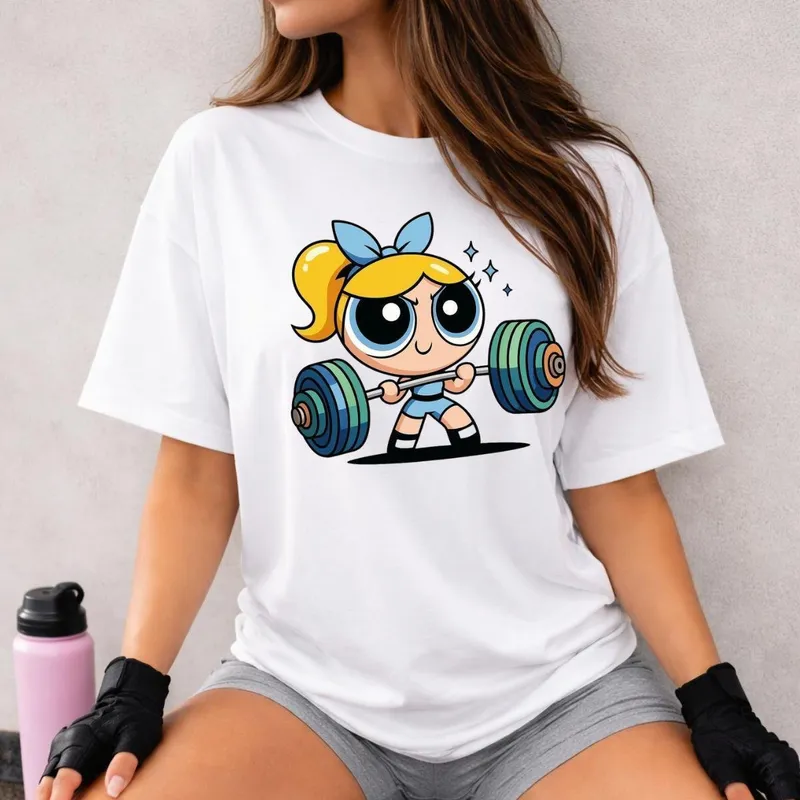Camiseta Tshirt Feminina Lindinha Gym 100 Algodão Fio 30.1 Premium Academia