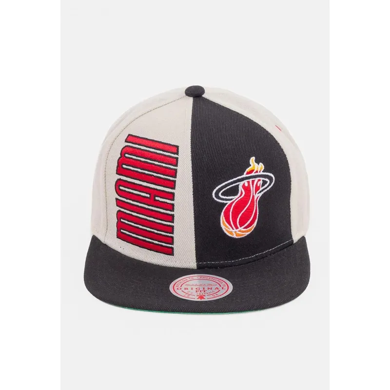 Boné Mitchell & Ness Aba Reta Miami Heat Masculino