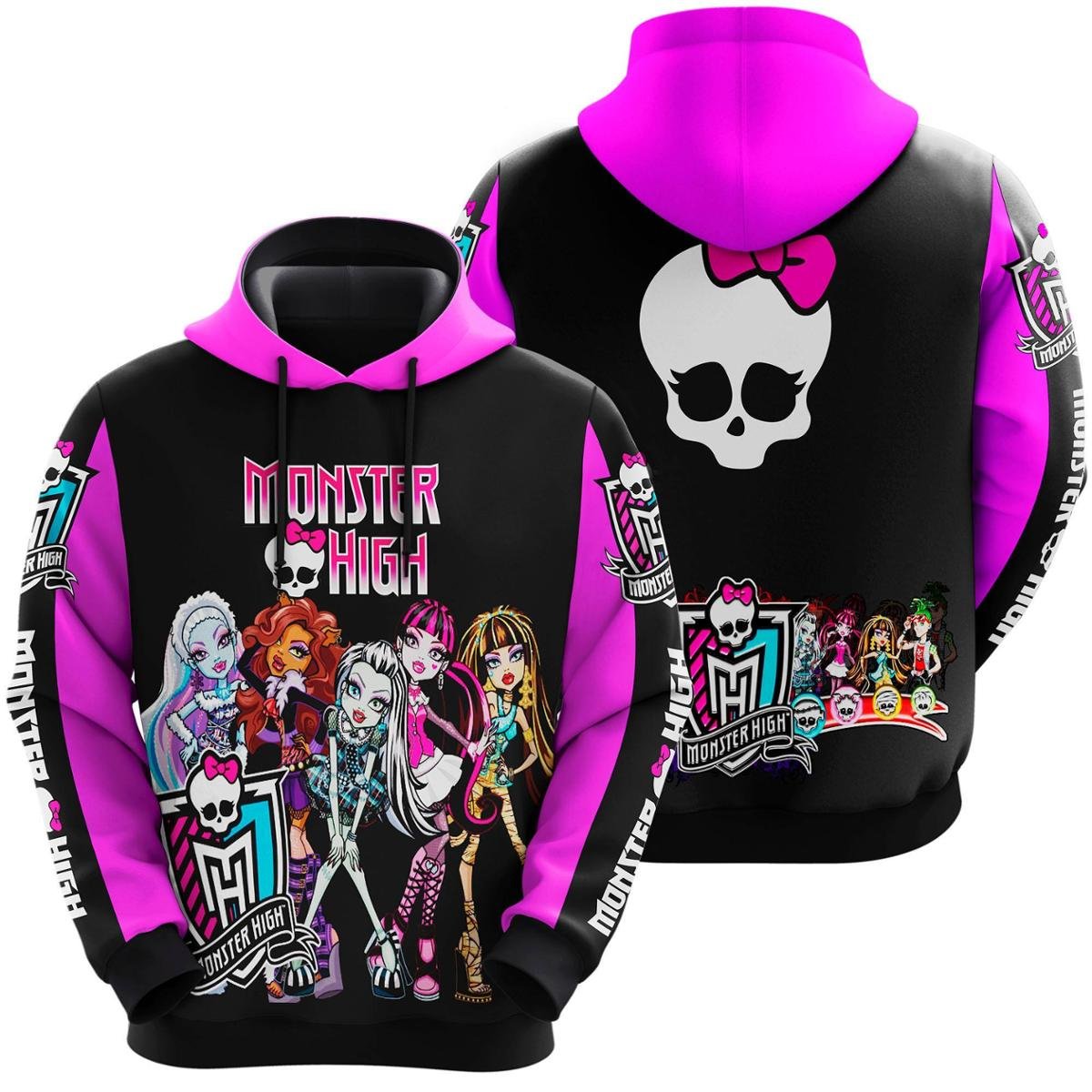 Blusa De Moletom Monster High Desenho