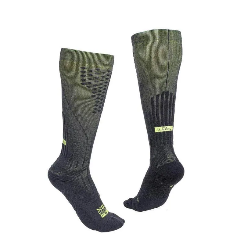 MEIA CANO ALTO GRADUADA POWERSOX SOXCMC-0915 - CINZA/VERDE G