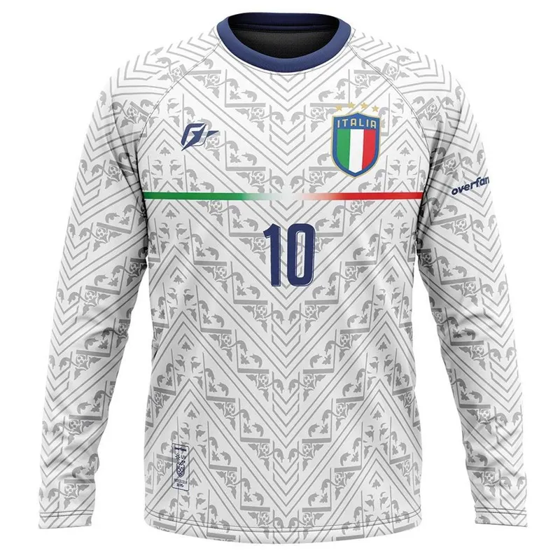 Camiseta Manga Longa Filtro UV Itália Retrô Renascimento