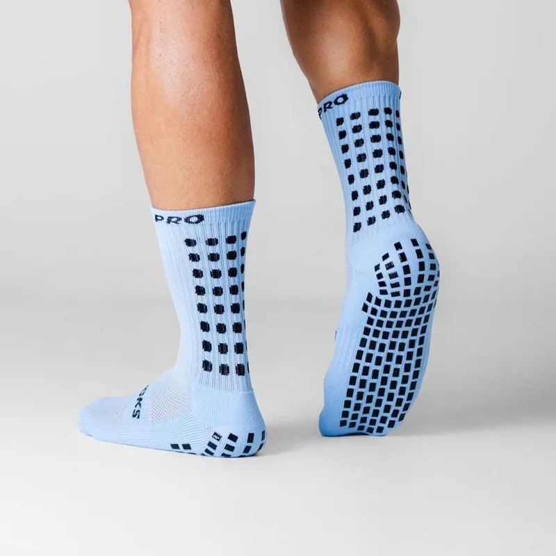 Meia Antiderrapante ProSocks® Grip Draft Futebol Cano Médio