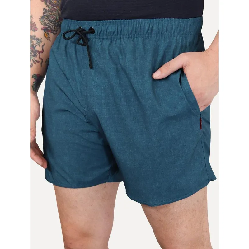 Short Reserva Masculino Beachwear Basico Textura Azul Carbono