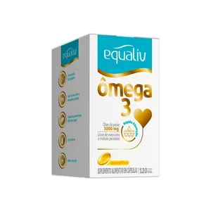 Ômega 3 1000mg 120 cáps Equaliv