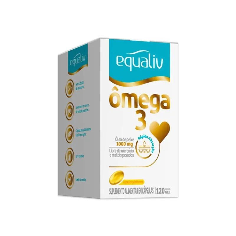 Ômega 3 1000mg 120 cáps Equaliv
