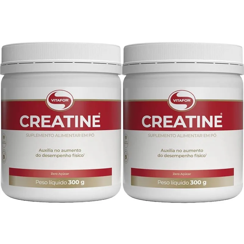 Kit 2X Creatine Monohidratada - 300g - Vitafor