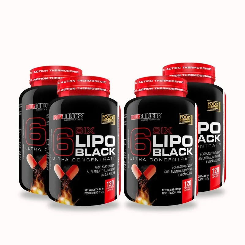 Kit 4x BCAA 4800 120 cáps – Bodybuilders