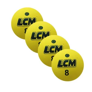 Kit Bola Borracha Lcm N.8 4 Unidades