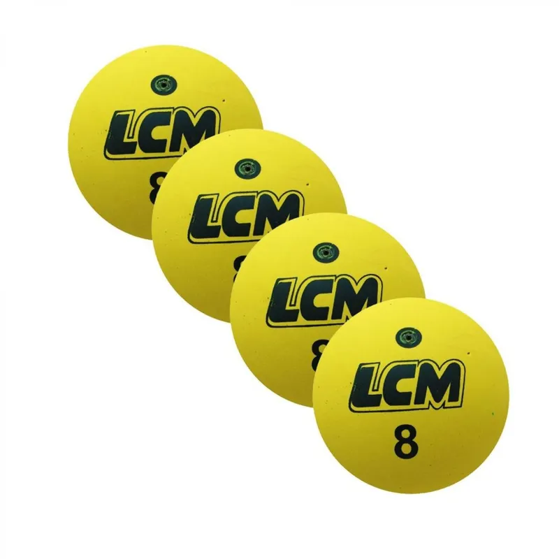 Kit Bola Borracha Lcm N.8 4 Unidades