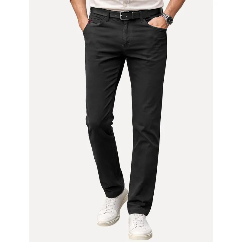 Calça Ellus Masculina Sarja Slim Color Twill Power Preta