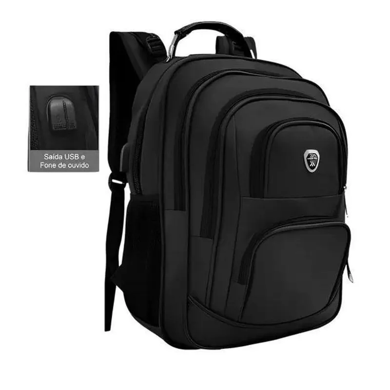 Mochila Notebook Executiva Masculina Feminina Reforçada Trabalho Viagem Faculdade ótima