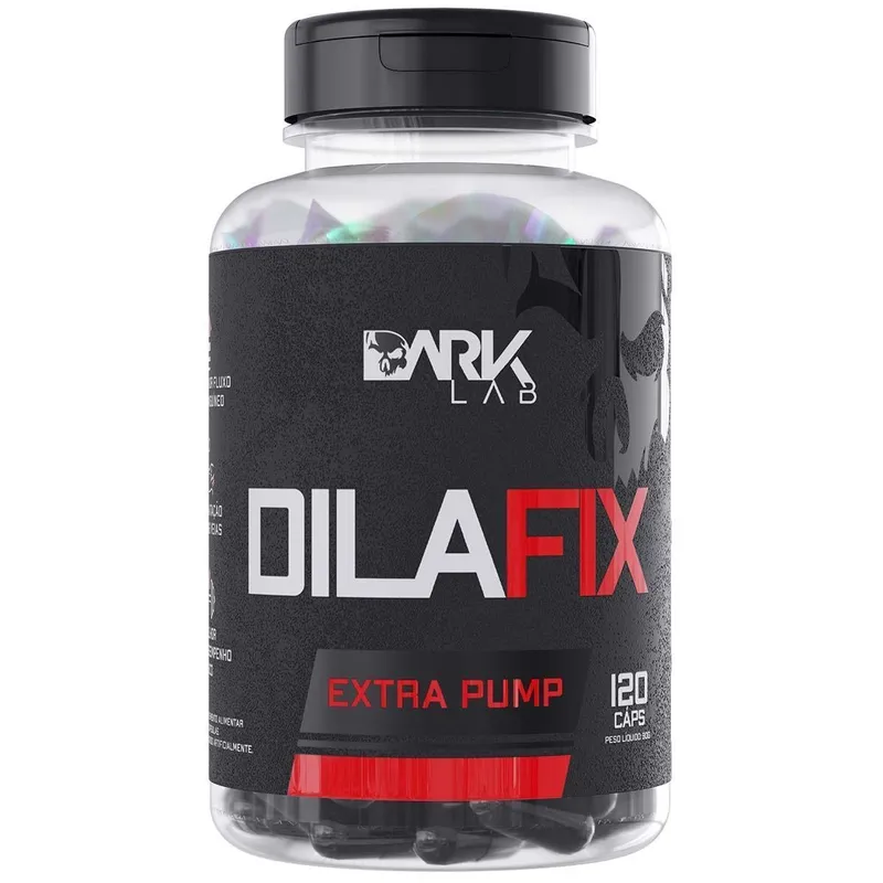 Dilafix Vasodilatador 120 Capsulas Dark Lab Suplementos (1 Pote 120 Capsulas)