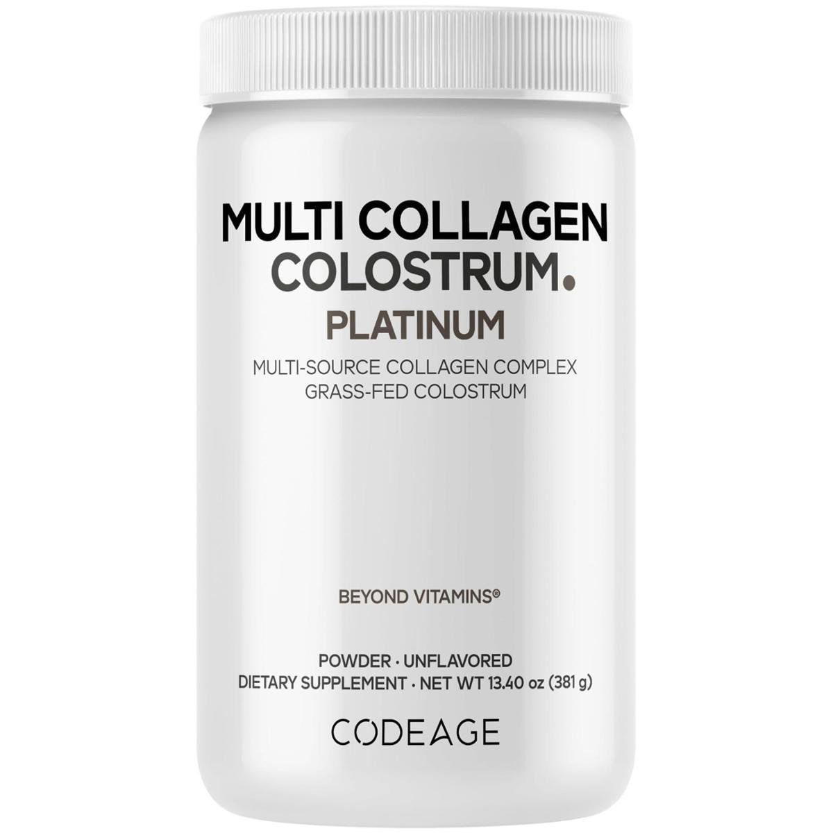 Suplemento Codeage Multi Colágeno Colostro Platinum 375ml