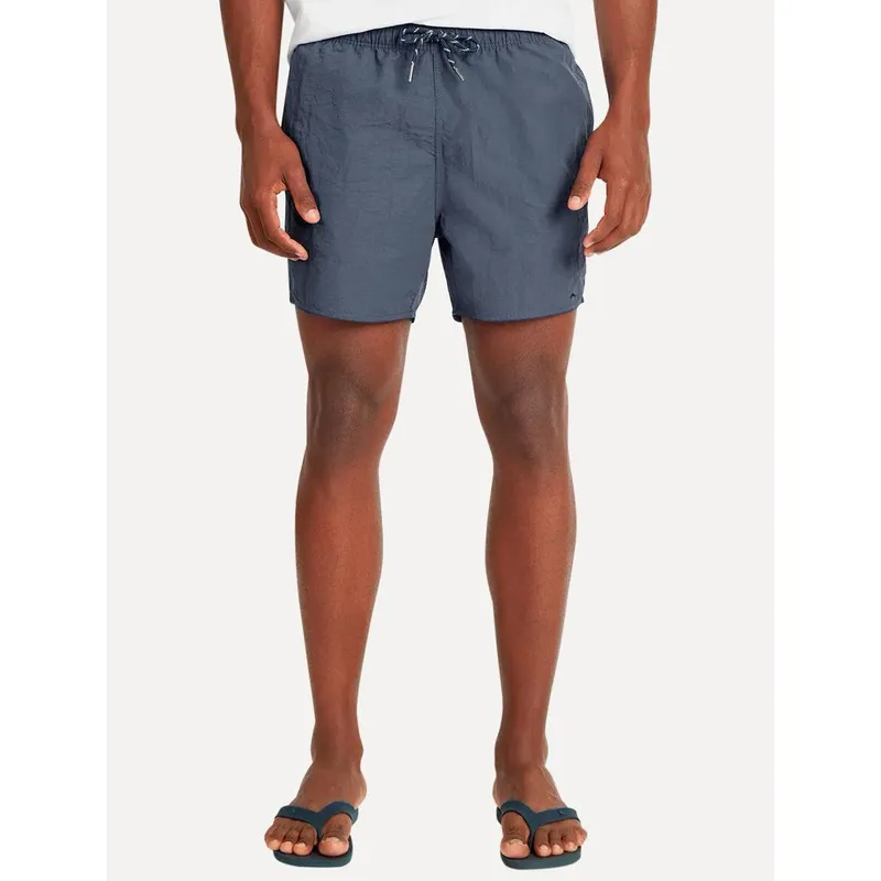 Short Aramis Masculino D'Água Elastico Melange Azul Índigo Mescla