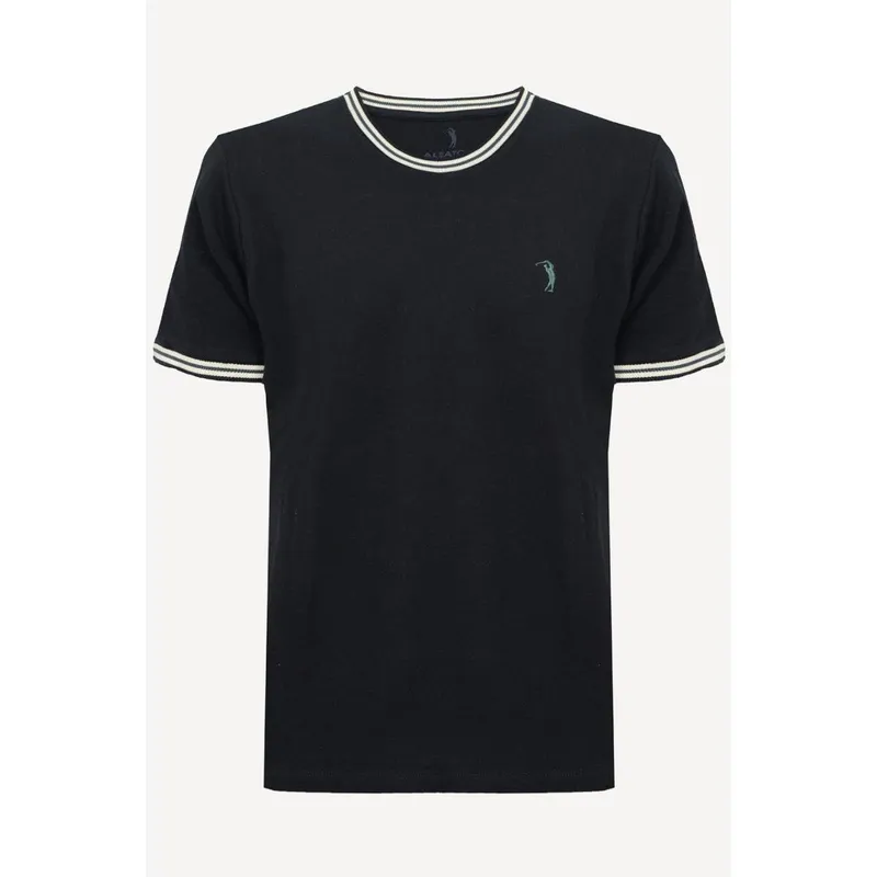 Camiseta Aleatory Lisa Diferenciada Preto
