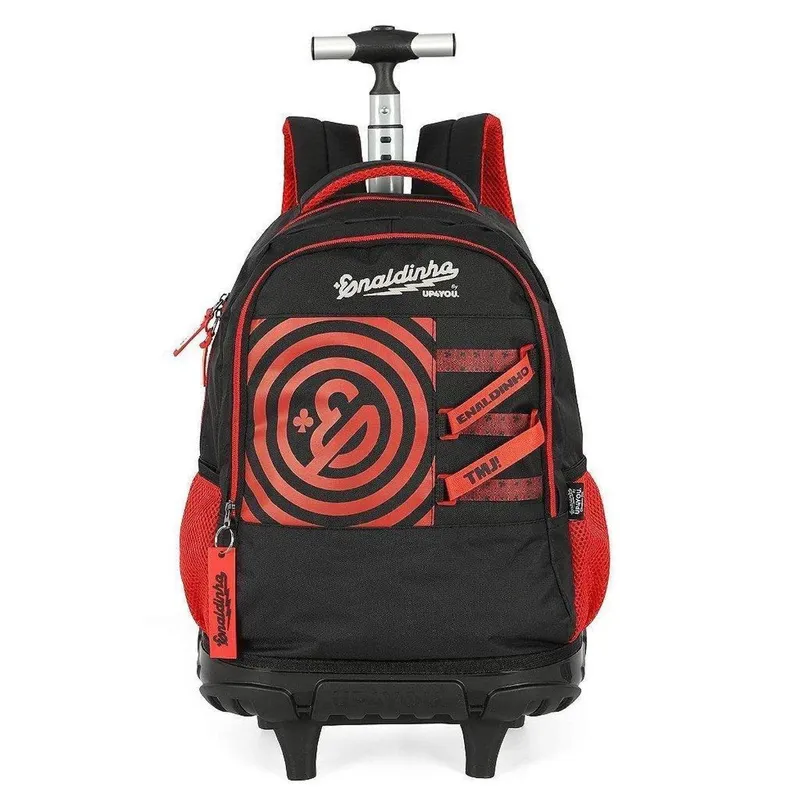 Mochila de Rodinhas Com Alça Luxcel By Enaldinho Vermelho