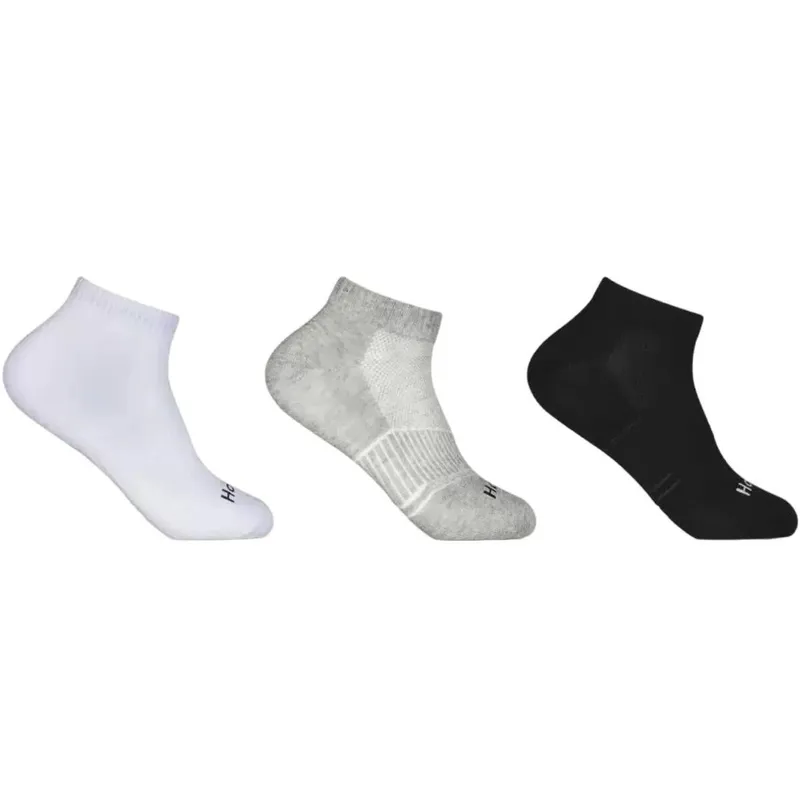 Kit 3 Pares de Meia Casual Unissex Em Algodão Cano Curto Hoahi 004homc