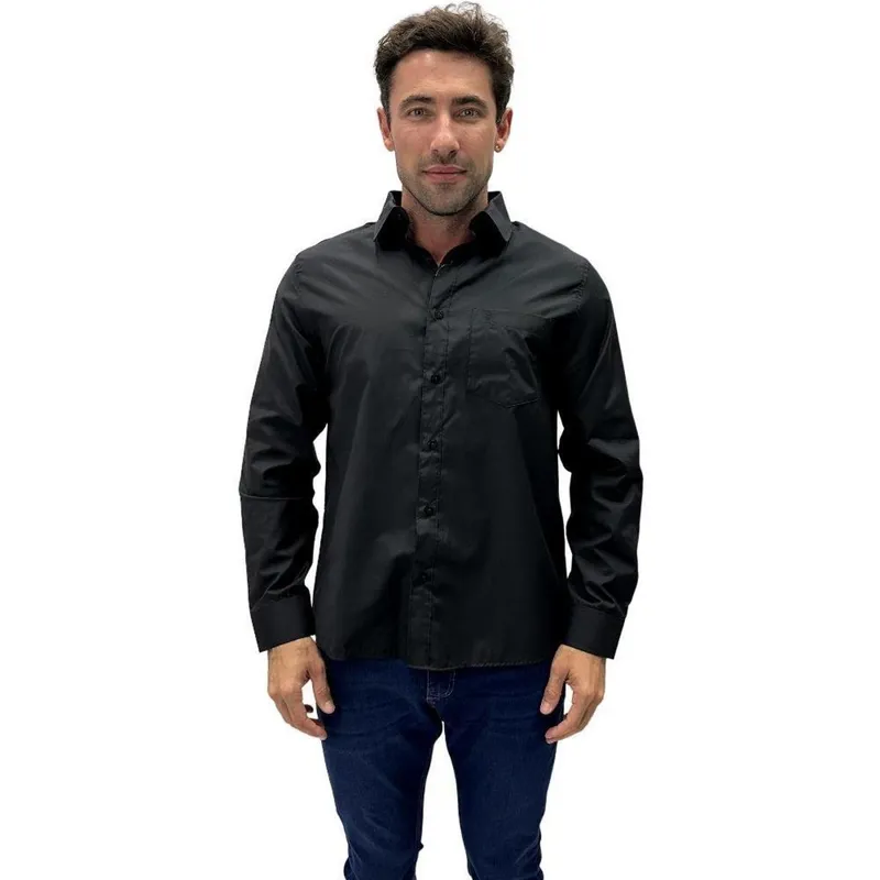 Camisa Sibra Slim Manga Longa Masculina