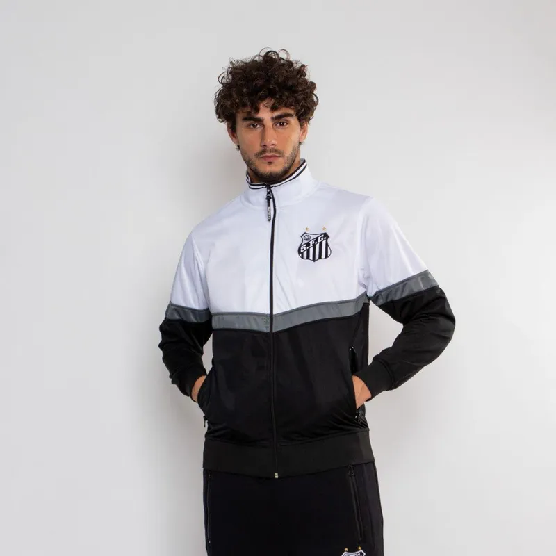 Agasalho Esportivo Santos Oficial Escudo