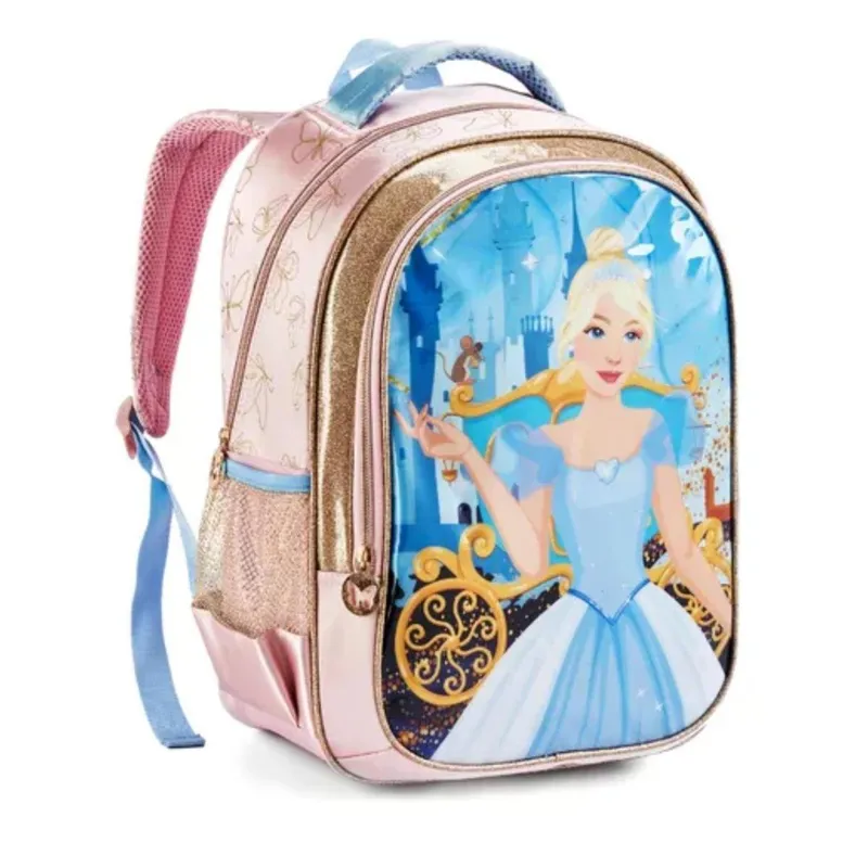 Mochila Costas Escolar Infantil Menina Creche Princesa DL1454