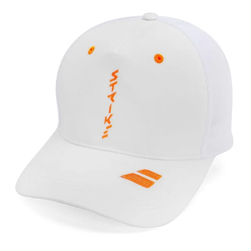 Boné Babolat Curve Trucker Branco e Laranja