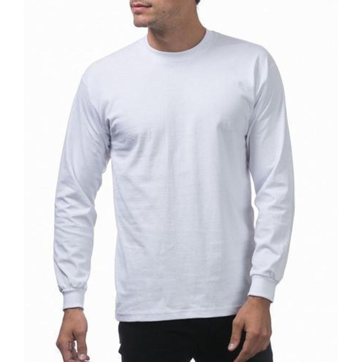 Camiseta De Frio Manga Longa Masculina Colorida Sortidas