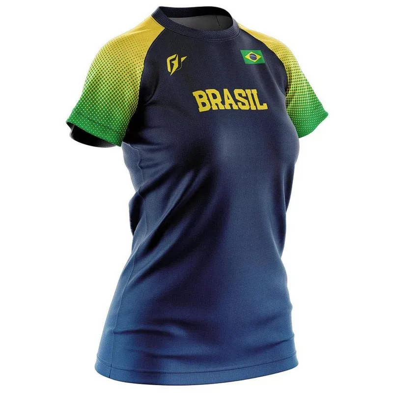 Camiseta Baby Look Filtro UV OverFame Azul