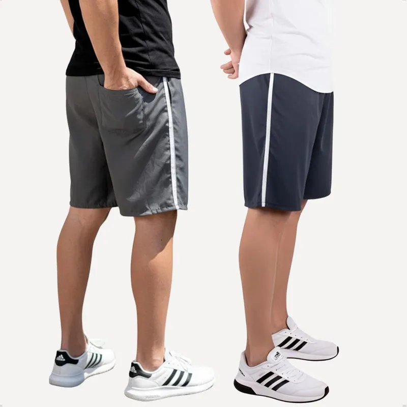 Kit 2 Bermuda Masculina Popular Esporte Short Tactel Leve Treino