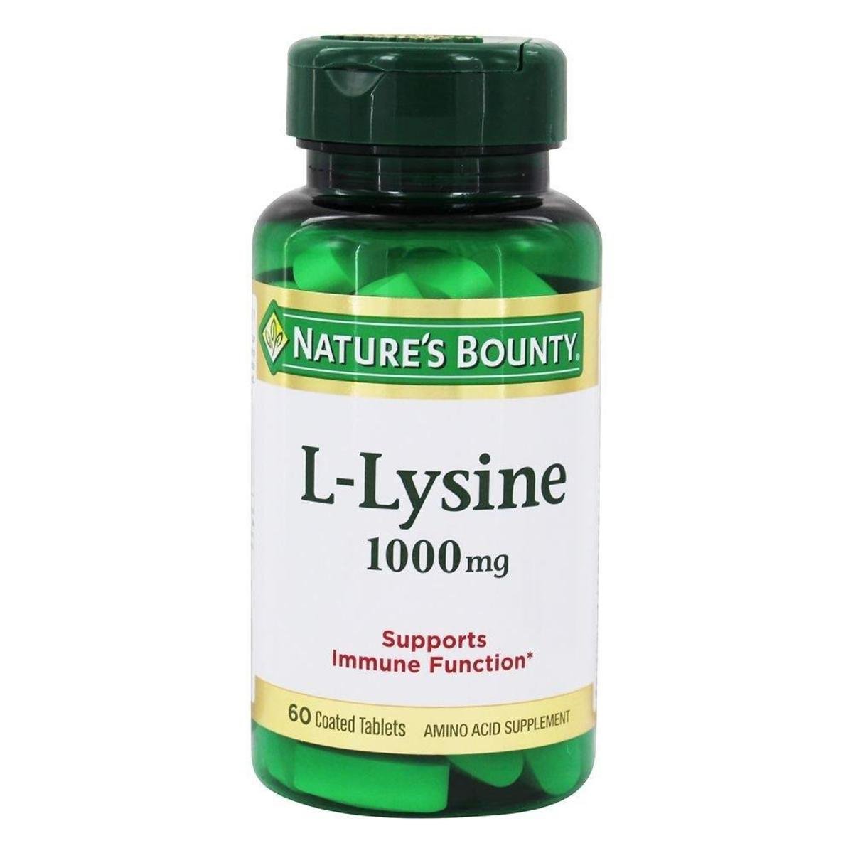 Suplemento Nature'S Bounty L-Lisina 1000 Mg 60 Comprimidos
