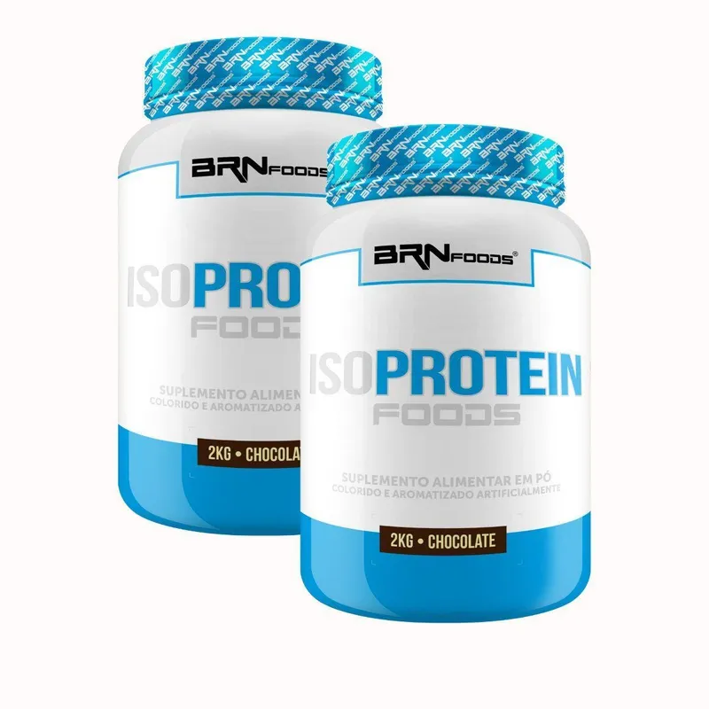 Kit 2x Whey Iso Protein Foods 2kg - BRNFOODS