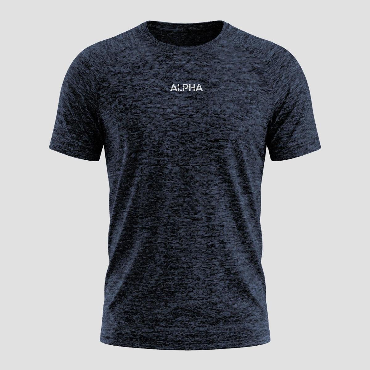 Camiseta Masculina Dry Essential Mescla Alpha