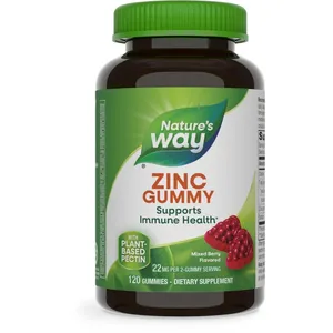 Suplemento Nature's Way Zinc Gummies 11mg 120 gomas