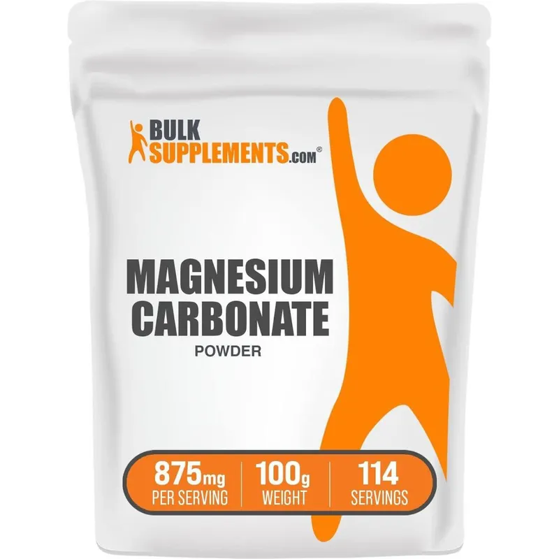 Suplemento de carbonato de magnésio Suplementos a granel 100g