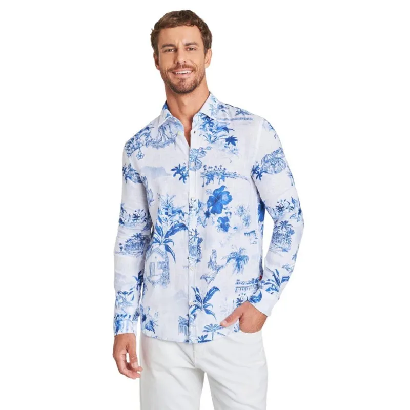 Camisa Manga Longa Estampada Bahia Bonita Reserva