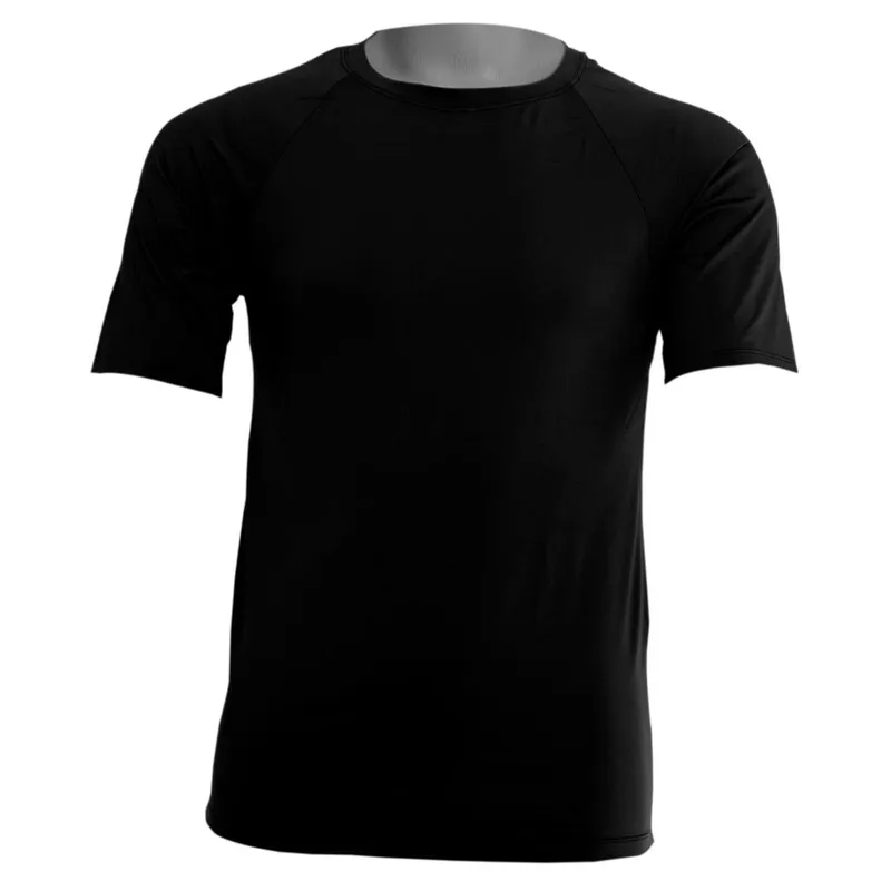 Camisa Segunda Pele Manga Curta em Poliamida C/ Elastano UV Compressão Slim