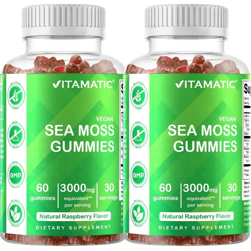 Suplemento Vitamatic Irish Sea Moss Gummies 60 Ct