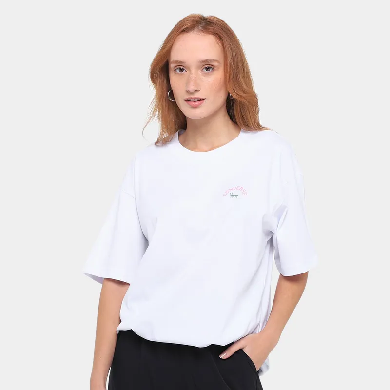 Camiseta Converse Estampada Feminina