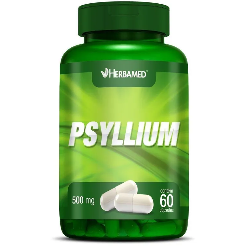 Psyllium 500mg 60 Cápsulas Herbamed
