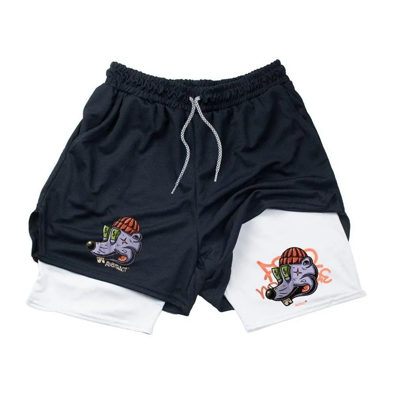Short Masculino Fitness‎ Mouse Street Foco No Golpe