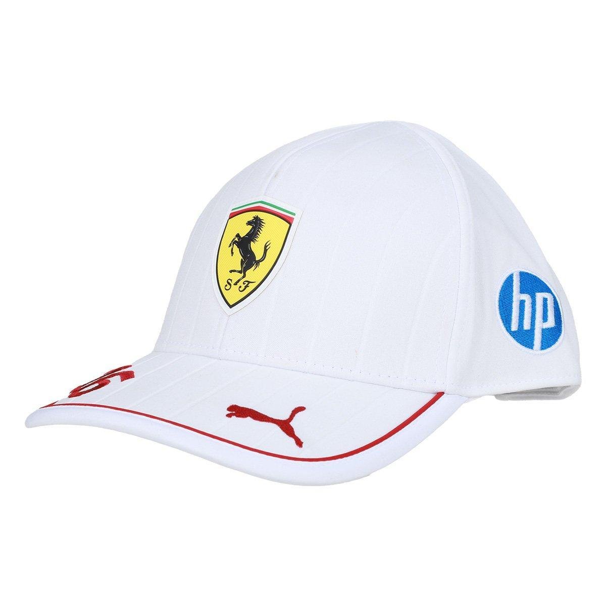 Boné Puma Aba Curva Ferrari Replica Leclerc Lc