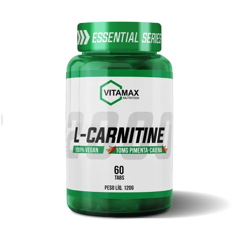 L- Carnitina 60 Tabletes Vitamax Nutrition