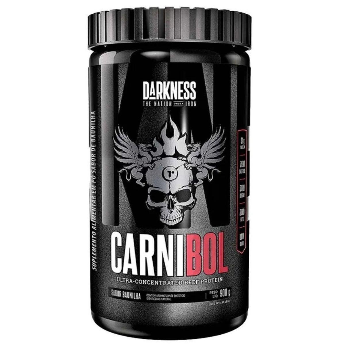 Proteina Carne Isolado Baunilha 900g - Darkness