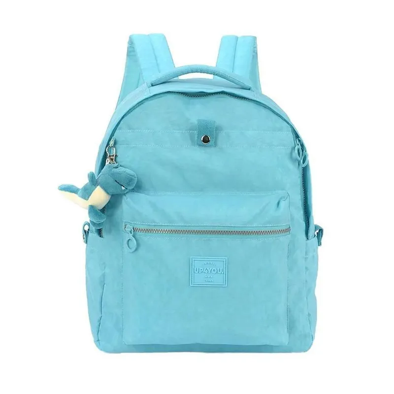 Mochila Up4You Notebook Crinkle Com Chaveiro Verde