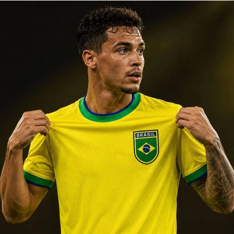 Camisa Futebol Inspirada Torcida Canarinha Amarela Verde