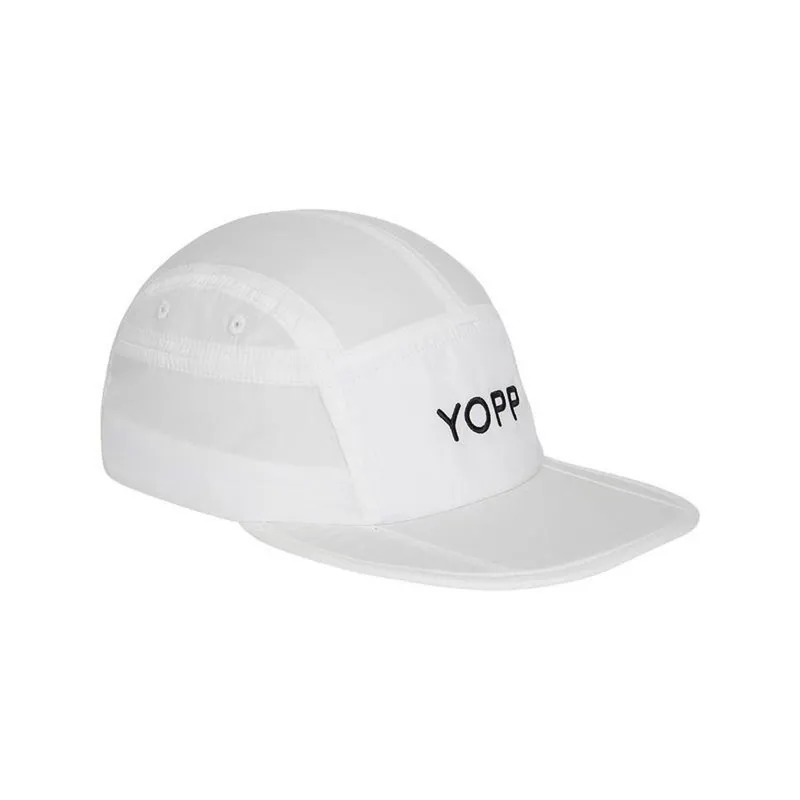 Boné Esportivo Yopp Ultraleve e Respirável 5 Panel Branco