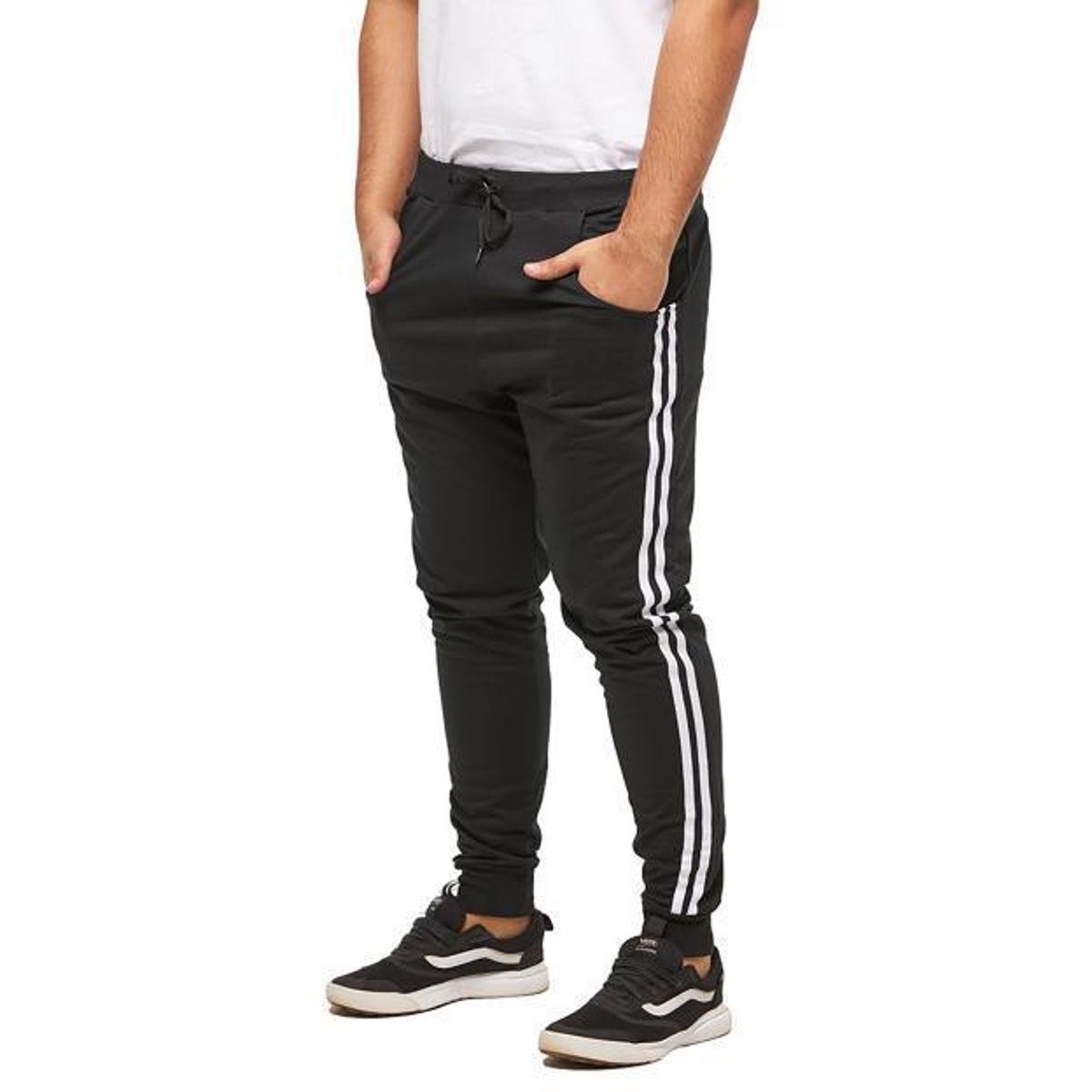 CALÇA DE MOLETOM MASCULINA SARUEL SKINNY SPORT LUXO