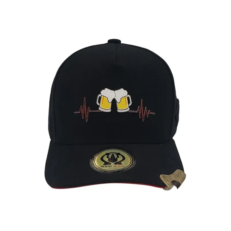 Bone Trucker Com Abridor Na Aba Curva Preto Est-386 E-stars